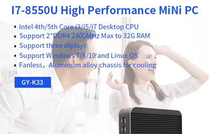 เมนบอร์ดอุตสาหกรรมแบบฝังตัว Intel Core i7 i3 i5 8250U ไร้พัดลม พร้อมพอร์ต LAN คู่ LVDS และ DDR4 สำหรับระบบควบคุมขนาดกะทัดรัด - Product Image 6