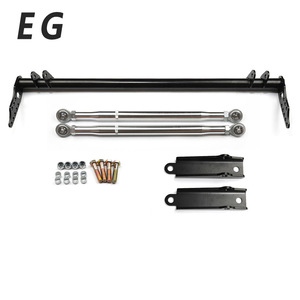 Barre de traction avant et arrière Honda Civic 92-95 CB-EG en fer noir 907 mm - Product Image 3