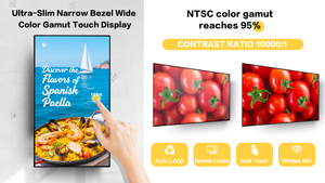 Thêm Slim 3000nits cửa sổ cửa Hàng quảng cáo kỹ thuật số hiển thị 32-55 inch mặt trời đọc <span class=keywords><strong>LCD</strong></span> hiển thị - Product Image 4