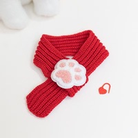Écharpe de danse du lion de style chinois rouge pour animaux de compagnie, déguisement de fête d'anniversaire, collier pour chats et chiens, utilisation pour les fêtes