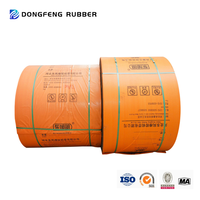 Bande transporteuse ignifuge tissée standardisée Dongfeng avec imprégnation PVC/PVG