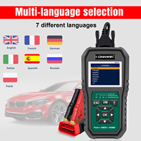 NCFKOS Scanner complet du système de diagnostic OBD2 pour voiture KW470 Scanner OBD II pour voiture universelle