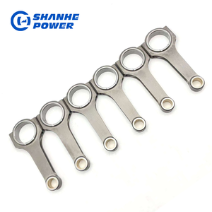 Bielle Forgiate a Sezione ad H <span class=keywords><strong>M104</strong></span> da 143mm per Mercedes Benz <span class=keywords><strong>M104</strong></span> 3.2L con Bulloni, Ricambi Auto SHANHEPOWER - Product Image 1