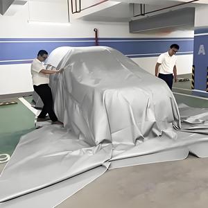 Copertura antincendio in fibra di vetro riutilizzabile con rivestimento in Silicone di grandi dimensioni diretta dalla fabbrica per auto e NFPA EN13501 - Product Image 5
