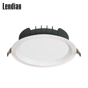 Tùy chỉnh 8W-40W LED Dimmable Downlight CE ROHS LED 10W gắn xuống ánh sáng sáng Dimmable Trần lõm tròn trắng <span class=keywords><strong>TRIM</strong></span> - Product Image 1