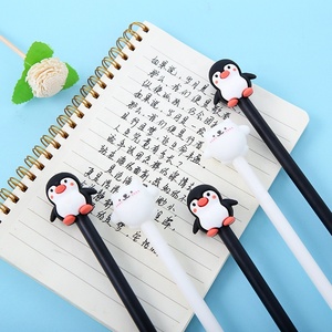 Bolígrafo de Gel de Silicona con Diseño de Oso Polar y Pingüino, Lindo y Adorable, para Niños, Regalo, Material Escolar - Product Image 5