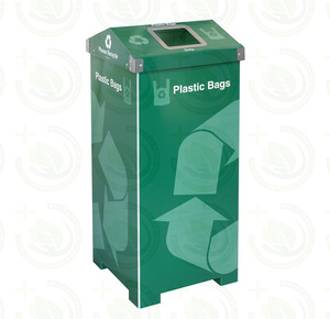 Thương mại ngoài trời tái chế vệ sinh bin công suất lớn phân loại bin với nắp được làm từ vật liệu tái chế sản phẩm gia dụng - Product Image 4