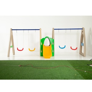 Quảng Châu nhà máy giá trong nhà nhỏ nhựa playpen bé trượt và đu đôi <span class=keywords><strong>Slide</strong></span> cho trẻ em chơi nhà - Product Image 5