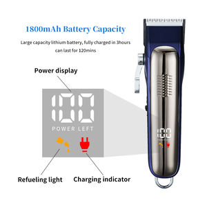 Recortadoras de Pelo Eléctricas con Escala Ajustable y Cuchillas de Cerámica para Cortes Precisos para Adultos y Barberos - Product Image 3