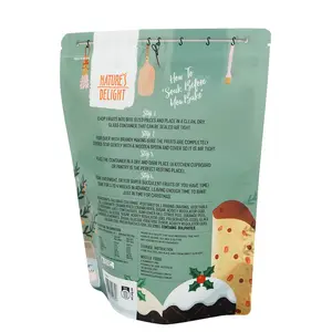 Vari stili di sacchetti di stand-up in plastica impermeabile con logo del marchio snack con popcorn di riso stampato personalizzato