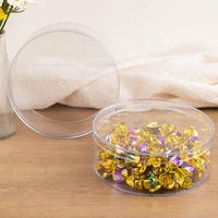 Boîte d'emballage personnalisée JNH041 pour biscuits, soda, craquelins et aliments pour bébés, en plastique PS moulé par injection, hautement transparent