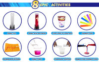 Fabricant de jouets ODM/OEM BIG BANG SCIENCE, kit d'expériences de chimie changeant de couleur, jouet éducatif sur les réactions acido-base pour enfants