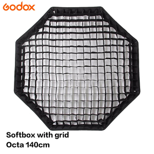 Softbox GODOX 140cm Ottagonale con Griglia a Nido d'Ape Attacco Bowens per Flash Unità Speedlite Fotografia Video Studio Portra120 - Product Image 1