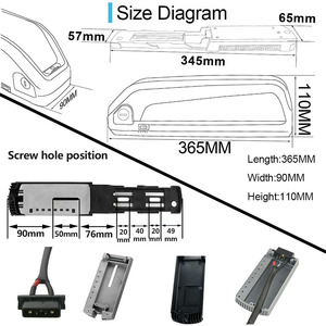 US EU <span class=keywords><strong>36</strong></span> V 48 V <span class=keywords><strong>52</strong></span> V 13 Ah 15 Ah 17.5 Ah 21 Ah 24.5 Ah Hailong batterie de vélo électrique batterie de vélo électrique batterie de vélo électrique - Product Image 4