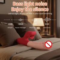 Vibrateur Lèche-langue Télescopique Pénétrant, Godemiché Stimulateur Clitoridien, Vaginal et Point G, Jouets Sexuels pour Femmes