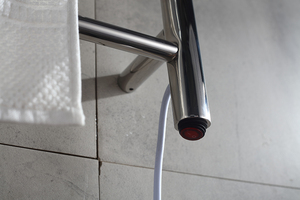 Sèche-serviettes de salle de bain CE, radiateur mural rond en <span class=keywords><strong>tube</strong></span>, support de séchage chauffant mural - Product Image 5