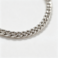 Kalung Rantai Bambu Magnetik untuk Pria Kalung Sporty Stylish 3mm 44~59cm