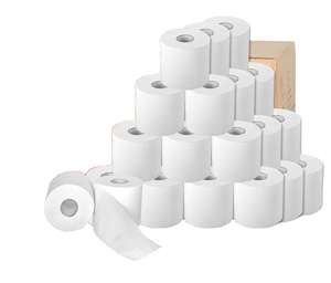 Miglior prezzo personalizzato all'ingrosso 12 16 24 rotoli confezioni di pasta di legno vergine carta igienica tessuto usa e getta e lavabile - Product Image 4