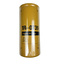 Pièces de rechange pour moteur d'excavatrice 1r-0739 Filtre à huile pour moteur de camion 1R0739 utilisé pour le filtre de machines de construction Caterpillar