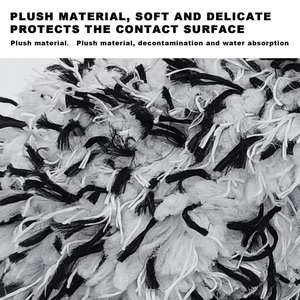 Spazzole per Lavaggio Auto 29*7*5cm, Spazzola Premium in Peluche per Ruote, Manico Antiscivolo, Facile Pulizia di Cerchioni, Raggi e Pneumatici, Accessori Auto - Product Image 4