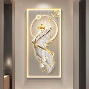 Di nuovo Design moderno decorazione per la <span class=keywords><strong>casa</strong></span> porcellana di cristallo <span class=keywords><strong>con</strong></span> luci a Led <span class=keywords><strong>quadri</strong></span> lampade di lusso cristallo arte pittura diamante - Product Image 3