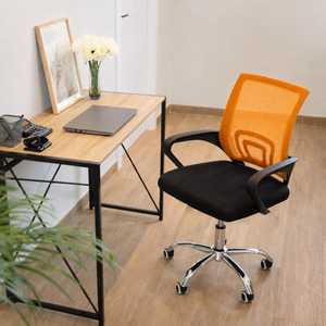 Chaise de bureau ergonomique avec dossier en maille, hauteur réglable, soutien lombaire, chaise de bureau pivotante - Product Image 6