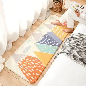 WXCCF长方形搞笑定制卡通卧室涤纶印花地毯