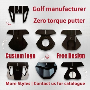 Putter de golf OEM personnalisé avec logo, à face de mallet sans couple, équilibré, avec face usinée CNC, portable, pour droitiers et gauchers - Product Image 1