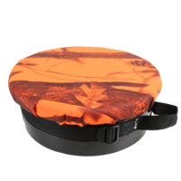 Tabouret pliant télescopique réglable en plastique pour extérieur, plage, jardin, pêche, camping, voyage, portable, pivotant à 360 degrés, camouflage, randonnée