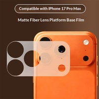 Film protecteur souple en TPU mat pour iPhone 18 Pro Max 17 Pro Air Duo, protecteur d'objectif d'appareil photo flexible anti-rayures