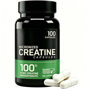 Capsules de créatine monohydrate en marque privée, comprimés de créatine pure non aromatisés micronisés pour une performance accrue et une croissance musculaire améliorée - Product Image 1