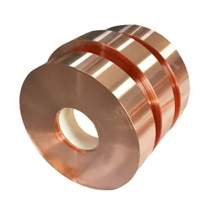 Prix usine C1100 ETP TU1 pur 0.13-3.0mm épaisseur bande de cuivre feuille de ruban roulé pour câble