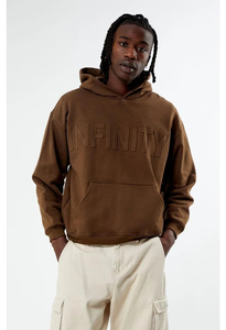 เสื้อฮู้ดพิมพ์ลายนูนสำหรับผู้ชายย้อมสีแบบเรียบๆแห้งเร็วทำจากวัสดุที่ดีที่สุด - Product Image 2