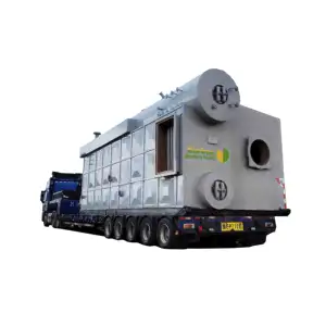 Seri boiler uap gas 15 ton otomatis SZL6-1.25 ketel uap pelet biomassa industri besar horizontal