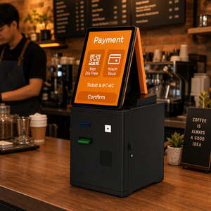 Machine de paiement en espèces Terminal Fast Food Touch Kiosk avec lecteur Crd et point de vente pour la restauration rapide - Product Image 1