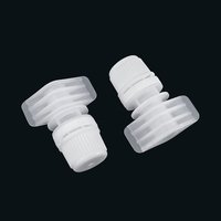Bouchon de bec verseur en plastique PE de 6 mm, petite taille, anti-fuite et inviolable pour pochette cosmétique liquide et trousse de maquillage