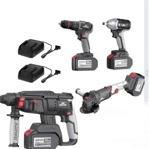 Juegos de Herramientas Eléctricas Nanwei para el Hogar, 21v, 4 Piezas, Juegos de Herramientas Manuales Operadas con Batería de Litio - Product Image 1