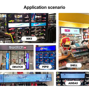 P0.7 P0.9 Cob Supermercado Vitrina Estante Led Pantalla de barra de exhibición Centro comercial inteligente Mostrador Pantalla Publicidad Lámpara Led - Product Image 6
