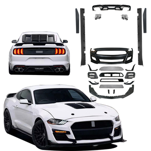 Kit de Carrocería Retrofit de Fábrica para <span class=keywords><strong>Ford</strong></span> <span class=keywords><strong>Mustang</strong></span> 2018 2019 <span class=keywords><strong>2020</strong></span> 2021 2022 2023, Actualización a <span class=keywords><strong>GT500</strong></span> <span class=keywords><strong>Shelby</strong></span>, Conjunto de Parachoques - Product Image 1