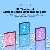 Ventes chaudes, lot de 80 pièces, blocs de construction magnétiques 3D, jouets éducatifs pour enfants, diamants, vente directe d'usine, matière plastique