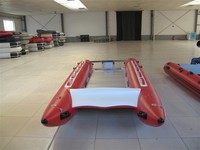 Bateau gonflable, planche de surf à grande vitesse, aluminium, sol, bon marché, 12,5 pieds