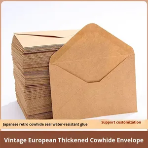 Factory Direct Sale Solid <strong>Color</strong> <strong>Kraft</strong> Paper Small Enveloppes Multiple Specifications Holiday Greeting Card <strong>Envelope</strong> - Product Image 2