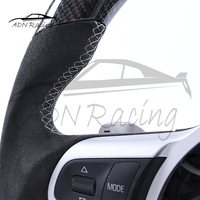 Volant de direction LED en fibre de carbone Alcantara pour AUDI R8 TT Roadster RS TTS MK2 2008-2019