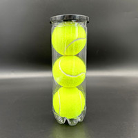 Balles de tennis en fibres chimiques hautement élastiques en gros, logo personnalisé, balles de tennis et de padel professionnelles en caoutchouc pour l'entraînement