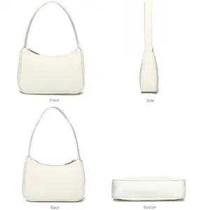 Custom Elegant Handbag Women Simple Nylon Shoulder Bag One-Shoulder Travel Safe Anti- Theft Hidden Underarm Bag
