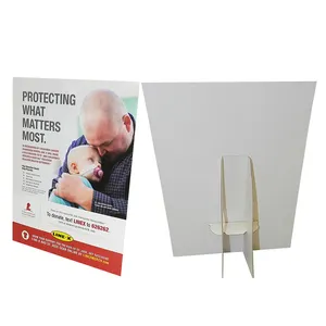 Promotion Werbung Totem Folding Einfache Installation Getränke Karton Standee