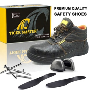 Chaussures <span class=keywords><strong>de</strong></span> travail antidérapantes les plus vendues, chaussures <span class=keywords><strong>de</strong></span> <span class=keywords><strong>sécurité</strong></span> industrielles en cuir à embout d'acier anti-perforation pour hommes SBP - Product Image 3