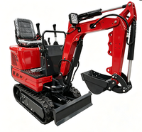 Mini-excavatrice compacte 0,6T (600 kg) pour usage agricole, jardinage et serres - Vente en gros