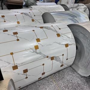 2025 New Modern Marble Design PVC PP PET Decorative Film <strong>Vinyl</strong> Lamination Wallpaper Rolls Ready To Ship - Product Image 6