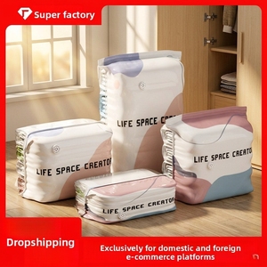 Sacs <span class=keywords><strong>de</strong></span> compression verticaux épais pour le stockage <span class=keywords><strong>sous</strong></span> <span class=keywords><strong>vide</strong></span>, résistants à l'usure, en forme <span class=keywords><strong>de</strong></span> cube, sans air, disponibles en dropshipping - Product Image 2